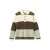Copenhagen Colors gestreepte polo – bruin/groen/ecru