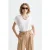 Scotch & Soda Slub V-neck T-shirt White