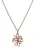 Orphelia Dames 925 Sterling Zilveren Ketting met Hanger – Roze ZH-6027/1