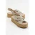Lontano Suède Leren Platform Sandaal (Dames)