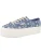 SUPERGA Sneakers laag ‘ 2790 Platform Sangallo ‘  blauw denim / wit