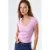 V-hals Ribbels Blouse