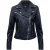 Dames slim leren bikerjack-Matlock