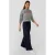 s.Oliver BLACK LABEL straight high waist broek marineblauw