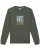 Watapparel Sweatshirt ‘ Let’s Get Lost ‘  olijfgroen / gemengde kleuren