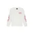 Malelions longsleeve met backprint wit