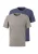 JOHN DEVIN Shirt  saffier / rookgrijs