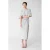 Shoeby midi jurk lichtgrijs