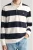 GANT Polo shirt wit/blauw, Horizontale strepen