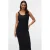 MAMALICIOUS bodycon zwangerschapsjurk midi zwart