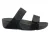FitFlop Lulu Adjustable Shimmerlux Slides Dames Slippers – All Black –