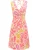 Ragwear Zomerjurk ‘Aini’  mosterd / cyclaam / mandarijn / fuchsia