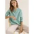 Cecil Dames Blouse in effen kleur in Groen