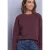 Sweatshirt met ronde hals en sierdetail