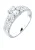ELLI Ring  zilver / transparant
