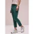 Street One Dames 7/8 Slim Legs broek in satijnlook in Groen