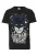 LOGOSHIRT Shirt ‘Batman – Gotham Knight’  zwart / wit