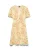 VERO MODA Jurk ‘VMVilma’  geel / pasteelgeel / groen / rosa