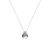 Ketting Luxenter, heshi gemaakt van 925 sterling zilver gerhodineerd afwerking