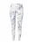 MAGIC Bodyfashion Leggings  violetblauw / wit