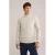 Van Gils coltrui met wol gebreid beige