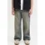 JACK & JONES JUNIOR baggy jeans met borduursels – mediumblauw