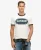 Superdry Mannen Workwear T-shirt met Print en Contrasterende Bies Blauw