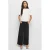 Mango Kids culotte jeans met strass steentjes – zwart