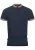 INDICODE JEANS Shirt ‘Odell ‘  navy / oranje / wit