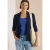 Eenvoudige blazer met reverskraag en knopen