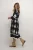 Jurk Feminine black white