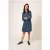 White Stuff Everly Jersey Shirt Dress Black Multi