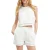 AllSaints Ewelina Lila Top Chalk White