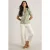 White Stuff Annie Ss Jersey Shirt Green Print