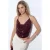 Pailletten Halternek Cropped Blouse