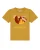 watabout.kids Shirt ‘Faultier Große Schwester’  kastanjebruin / goudgeel / safraan / wit