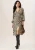 Midi-jurk met asymmetrische zoom en geoprint