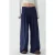 Zachte Aanraak Geplooide Wijde Pantalon