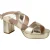 Unisa Nolav mec platino dames sandalen gekleed