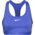 NIKE Sport bh ‘Swosh’  blauw / wit