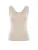 YOU LOOK PERFECT Gebreide top ‘TOP BLOSSOM – Geripptes Merino Top mit Rundhals’  beige
