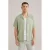 WE Fashion casual overhemd met textuur groen