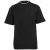 Urban Classics Heren Lang T-shirt met contrastdetail (Zwart/Wit)