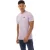 Weekend Offender Heren T-shirt Bridgetown, effen met logo, normale pasvorm (Lila)