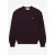 Lacoste gebreide trui met logo en wol – donkerrood