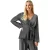 Biba Dames/Dames Metallic Knoopsluiting Blouse (Zilver)