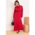 Dames maxi-jurk, plat model, lang, casual/dagelijks, A-lijn model, geschikt voor hijab