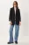 Gevoerde Gabardine Jas met Knopsluiting