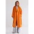 Summum Woman Long Coat Wool Classic Orange