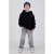 Vingino oversized hoodie met backprint – zwart